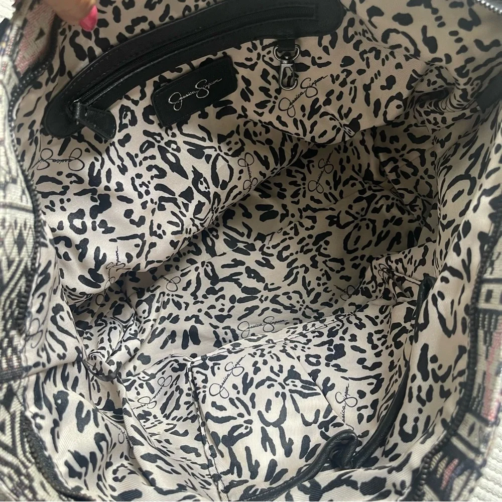 Jessica Simpson Travel/Tote Bag Boho Pattern